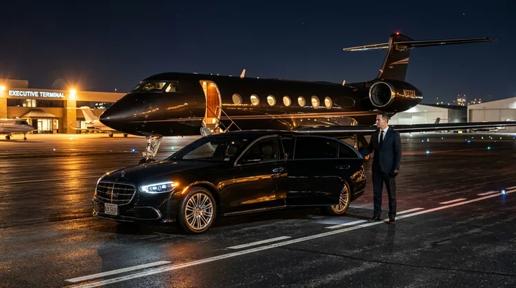 Private Jet FBO & Airport Chauffeur Service at O'Hare ORD and Midway MDW Chicago