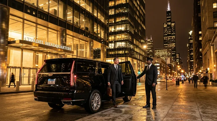 Executive Chauffeur & Corporate Roadshow Black Car Service Downtown Chicago Loop